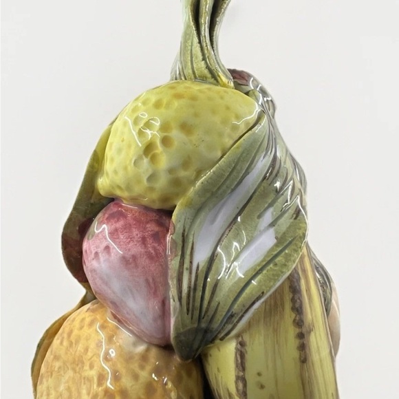 Topiary Fruit Tree w/ Watermelon Glazed Centerpiece Italy 13.5 Inches - Picture 2 of 9